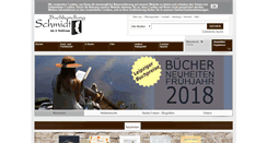 Desktop Screenshot of buchhandlung-schmidt.de
